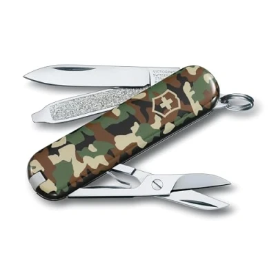 Image de Victorinox, Classic SD, Couteau de Poche Suisse, Multifonction, Léger, 7 Fonctions, Petite lame, Lime à ongles, Tournevis 2,5 mm