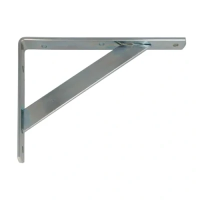 Image de Amig Équerre d&#039;étagère murale Console pour étagère Support en Acier Coleur: Zingué Dimensions: 250 x 150 Poids max.: 320 kg