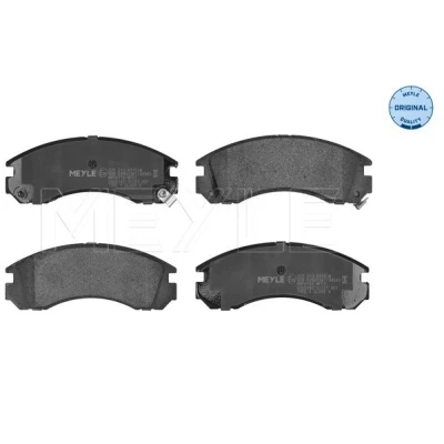 Image de MEYLE 025 213 6315/W Jeu de plaquettes frein ORIGINAL Quality Essieu avant avec indicateur d&#039;usure tôle anti bruit MITSUBISHI: Outlander I SUV