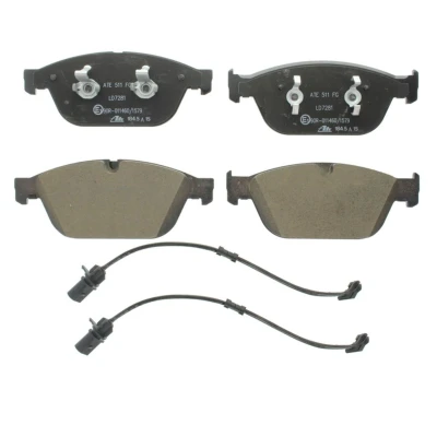 Image de ATE Ceramic 13.0470 7281.2 Jeu de plaquettes frein contact signal d&#039;usure inclus AUDI: A8 D4