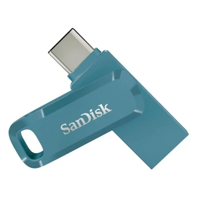 Image de SanDisk 128 Go Ultra Dual Drive Go, Clé USB Type C avec connecteurs et A réversibles, jusqu&#039;à 400 Mo/s, pour smartphones, tablettes, Mac PC, Navagio Bay