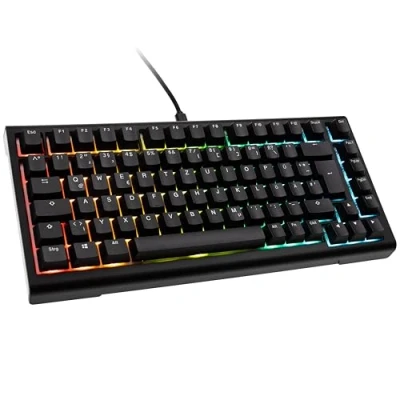 Image de Ducky Tinker 75 clavier Jouer USB Allemand Noir Neuf