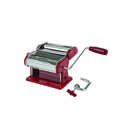Image de LA BONNE GRAINE Machine à pâtes manuelle Retour d&#039;Italie Rouge