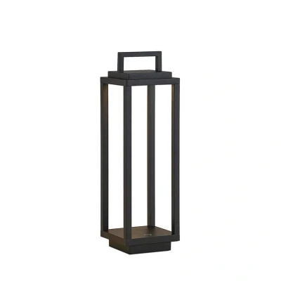 Image de Lucande luminaire d&#039;extérieur LED Mirina, noir, batterie, variateur tactile