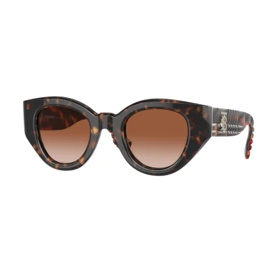 Image de Burberry Meadow Lunettes de soleil, Femme, Taille: 52, Dark havana
