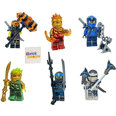 Image de LEGO Ninjago Forbidden Spinjitzu Combo Pack (with Weapons) Lloyd Zane Jay NYA Cole Kai