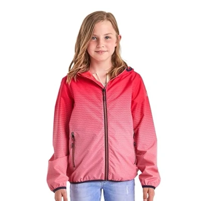 Image de Killtec Mädchen Lyse GRLS JCKT A Funktionsjacke/Regenjacke mit Kapuze, packbar, neon coral, 140