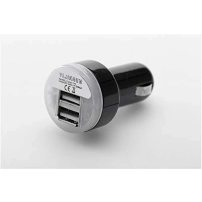 Image de Double USB Power Port for Cigarette Lighter Socket SW Motech 2.000 ma. 12 V