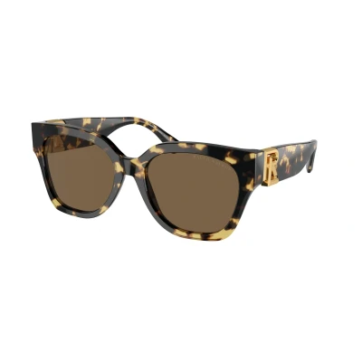 Image de Ralph Lauren Lunettes de soleil, Femme, Taille: 55, Spotty havana/brown