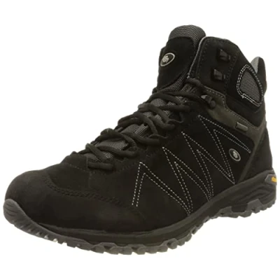 Image de Brütting Mount Kapela High, Chaussure de course tout terrain Mixte Adulte, Noir/Gris, 43 EU