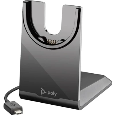 Image de POLY AUDIO Support de Charge Rechange pour Voyager USB C