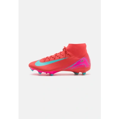 Image de Nike Performance ZOOM 10 Academy FG/MG Chaussures de foot à crampons, Taille: 38.5, Ember glow/aurora green Tissu / matière synthétique