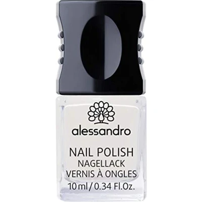 Image de alessandro Vernis à Ongles 101 White Honeymoon, 10 ml