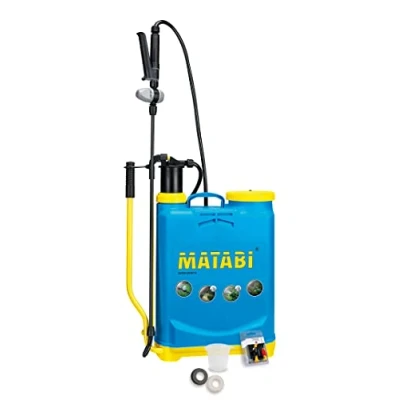 Image de Pulvérisateur manuel Super Green 16 Capacité 16L Lance en fibre et buse à usage intensif Régulateur de pression. Sangles rembourrées réglables Idéal pour les extensions plus 400m²