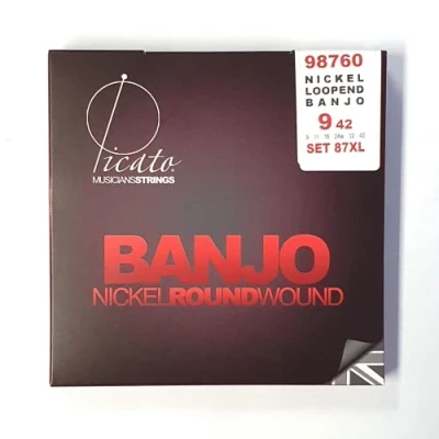 Image de Picato 98760 Nickel Banjo 6 cordes Loop End, Lot de pièces