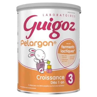 Image de Guigoz Pelargon 3ème Âge dès 12 Mois Boite Métal