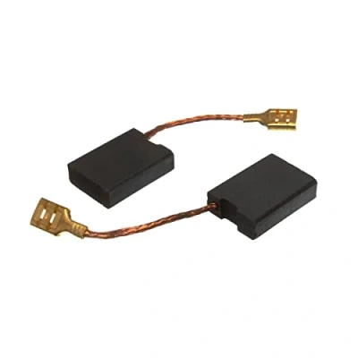Image de Paxanpax PSE009 Lot de 2 balais charbon compatibles avec moteur meuleuse d&#039;angle Bosch GWS (6,3 mm x 16 22 mm) Noir