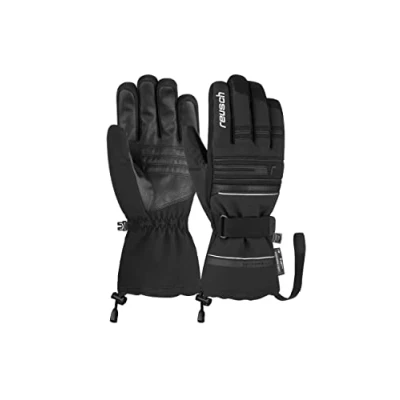 Image de Reusch Kondor R TEX Gants de Ski Extra Chauds, imperméables et Respirants, pour Homme, 10,5, Noir