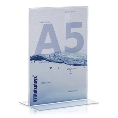 Image de VITAdisplays® Présentoir de table DIN A5 en Plexiglas®