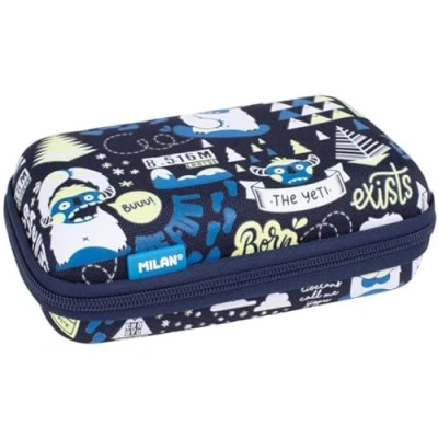 Image de MILAN® Kit semi rigide 2 étuis avec contenu série spéciale The Yeti, bleu marine