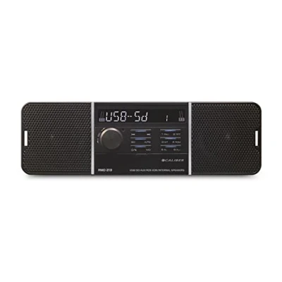Image de Caliber Autoradio Haut parleurs intégrés FM Line in Microphone USB AUX Écran LCD 2X 25W Noir 1 Din