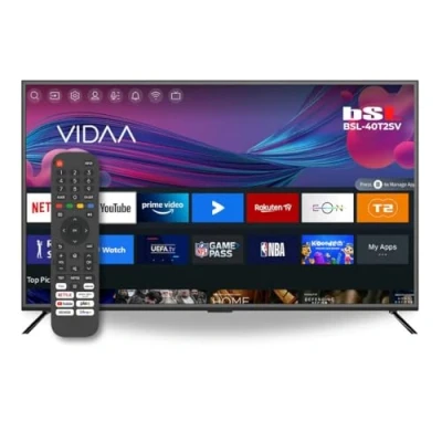 Image de BSL 40T2SV VIDAA Smart TV 40 pouces WiFi RJ45 Résolution Full HD 1920 x 1080p USB DVBT2/S2 et Ci Compatible avec YouTube, Netflix, Disney +, Dazn, Prime, HDMI
