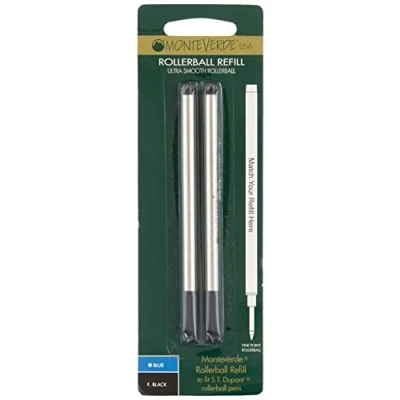 Image de Recharge pour roller Monteverde (Dupont) Fine Black 2 Pc