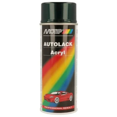 Image de MOTIP 53574 Peinture combinée pour voitures 400ml aérosol vert Kompakt black metallic 12 ml