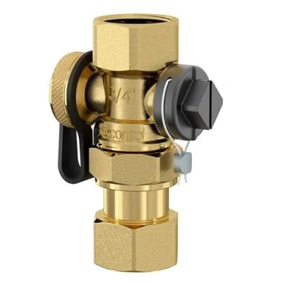 Image de Flexcontrol 3/4&quot; Groupe de raccordement du vase d&#039;expansion, vannes d&#039;arrêt mâles et la tuyauterie d&#039;expansion