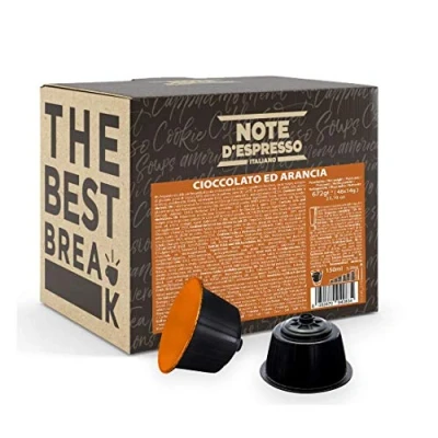 Image de Note d&#039;Espresso Orange Chocolat Capsules Exclusivement Compatibles avec les Machines NESCAFE* DOLCE GUSTO* 48 caps