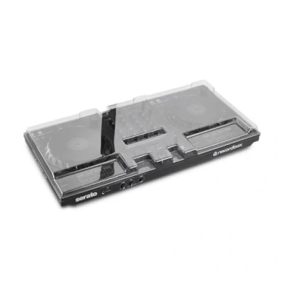 Image de Decksaver Coque pour Pioneer DJ DDJ FLX6 Couvercle de Protection en Polycarbonate Ultra résistant Couleur Transparente fumée, fabriquée au Royaume Uni Le Choix des Une