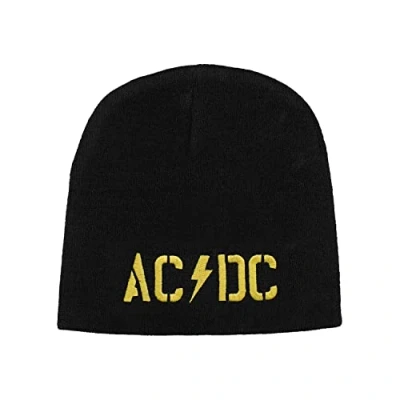 Image de Bonnet AC/DC PWR UP avec logo beanie taille unique unisex