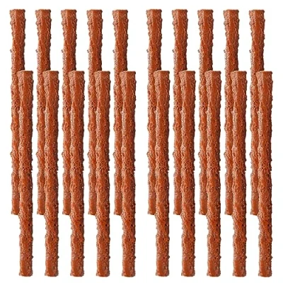Image de 20 Pièces Mèche pneu,Colle meche pneu,Mèche reparation Pneu voiture, Kit Réparation Voiture,Bandes de pour Voiture,Moto,Camionnette