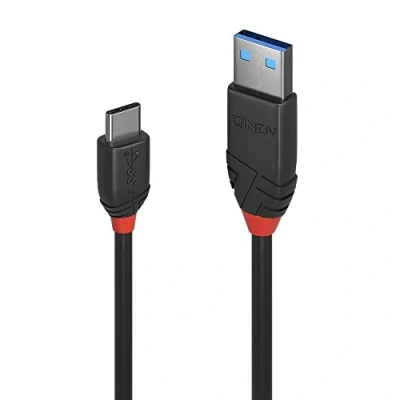 Image de cble USB 3.1 Type C/A, Black Line, 0.15M