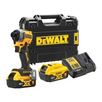Image de DeWalt DCF850P2T QW 18 V 1/4&quot; 205 Nm XR Brushless compact Driver avec 2 piles de 5 Ah et chargeur