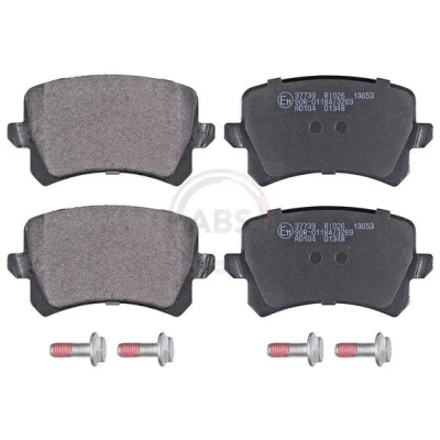 Image de A.B.S. 37739 Jeu de plaquettes frein sans palpeur d&#039;usure intégré VOLKSWAGEN: Golf 5, Tiguan I, Passat B6 Variant, AUDI: A6 C6 Avant, Berline