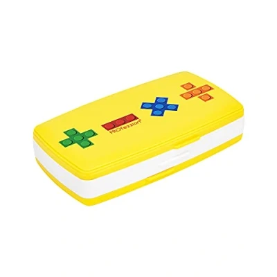 Image de PROfezzion Étui pour Cartes de Jeu Switch 72 Slots Cartouche Nintendo Haute Capacité 24 x Switch/Cartes NS + 48 Micro SD SDHC SDXC, Jaune