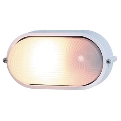 Image de REV Lampe murale ovale IP44 60 W Blanc