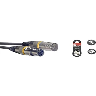 Image de Stagg SMC1 YW Câble pour Microphone XLR Jaune 1m