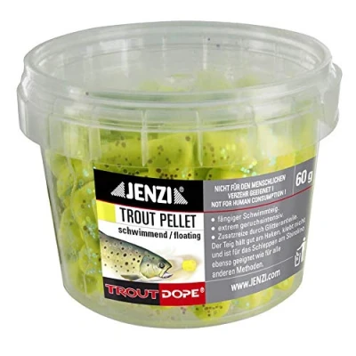 Image de JENZI Pellets pour truite 60 g jaune