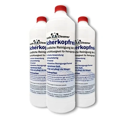Image de PANDACLEANER nettoyant pour tête de rasage 1000, 2000, 3000 ml Recharge liquide cartouches Convint Braun CCR et les standard