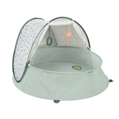Image de Babymoov Aquani Provence, 3 en 1 Aire de Jeux, Piscine et Tente Anti UV FPS 50+ pour bébé, Moustiquaire Auvent rabattables, Matelas d&#039;éveil &amp; Jouets Inclus, Dès la naissance
