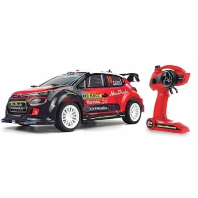 Image de NincoRacers Citroën C3 WRC Officiel Championnat du Monde. Échelle 1/10. Voiture Télécommandée. 2,4 Ghz. Mesure: 42 x 13,5 20 cm. +6 Ans. (NH93150) Rouge/Noir
