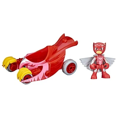 Image de PJ Masks Animal Power Jouet préscolaire en Forme de Chouette avec Figurine pour Enfants à partir 3 Ans