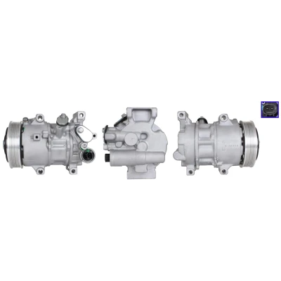 Image de LUCAS ACP01156 Compresseur De Climatisation PAG 46 YF R134a, R1234yf avec joints TOYOTA: Verso, Avensis III Break, RAV4 IV SUV