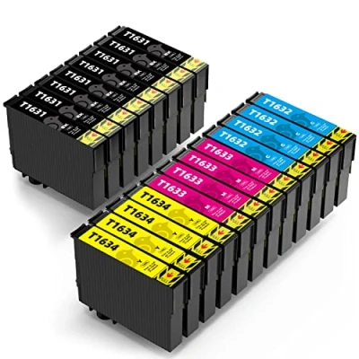 Image de Q image 16XL Cartouches d&#039;encre Remplacement pour Epson 16 Workforce WF 2750 2760 2660 2650 2630 2540 2530 2010 2510 (8 Noir, 4 Cyan, Magenta, Jaune)