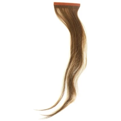 Image de American Dream AH/A1/QX/16/8 Qwik X 100 % Cheveux Naturel Indien Remi Extensions Couleur 8 Brun Gris 41 cm