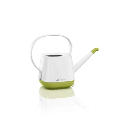 Image de Lechuza Arrosoir Yula Réserve d&#039;Eau 1.7L Coloris Blanc/Vert Pistache 30 x 14 22 cm