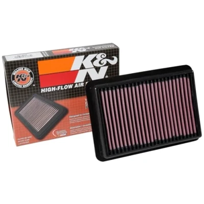 Image de K&amp;N 33 5070 Filtre à Air du Moteur: Haute Performance, Premium, Lavable, de Remplacement, Plus Pouvoir, 2017 2019 (Civic Type R)