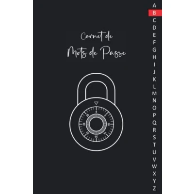 Image de Carnet de mots Passe: passe alphabétique Cahier pour vos identifiants et Internet répertoire Petit format pratique A5 110 pages